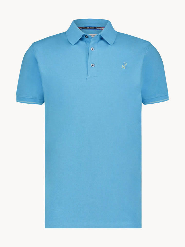 Men's Garment-Dyed Cotton Polo Shirt – Soft Washed Colours