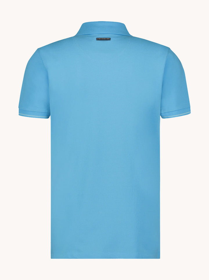 Men's Garment-Dyed Cotton Polo Shirt – Soft Washed Colours