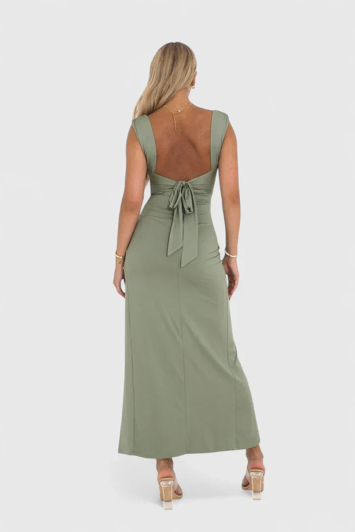 Women's Elegant Maxi Dress - Versatile Day to Night Style