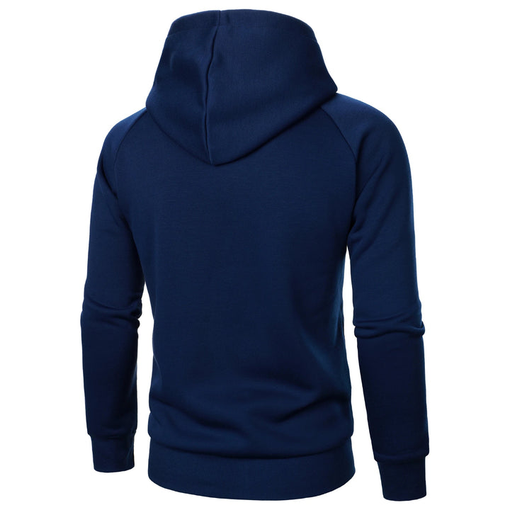 Men's Cotton-Blend Crossover Hoodie – Midweight Fleece Pullover – view 8