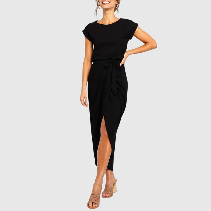 Women's Casual Midi Dress - Effortless Style for Any Occasion