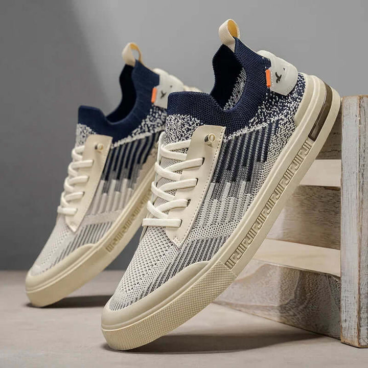 Men's Knit Trainers – Lightweight Cushioned Everyday Sneakers – view 7