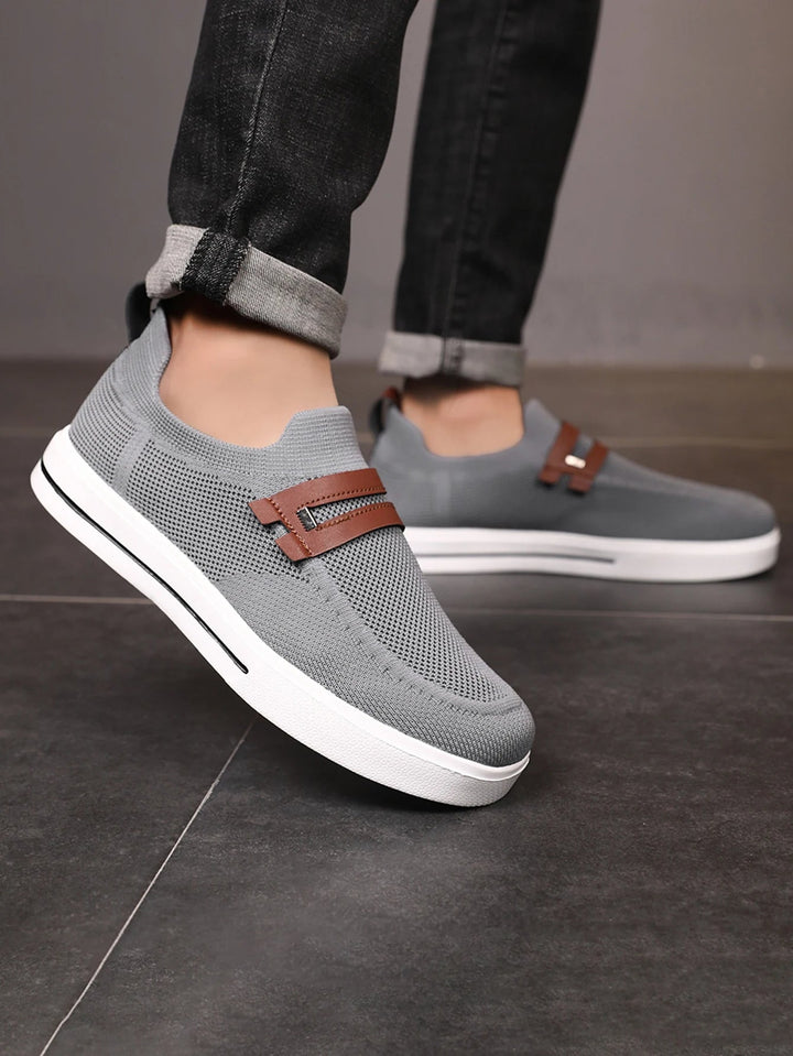 Men's Knit Slip-On Trainers – Lightweight Everyday Comfort – view 6