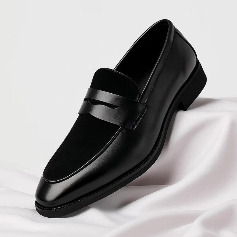 Men's Leather Penny Loafers – Italian Slip-On Shoes – view 4