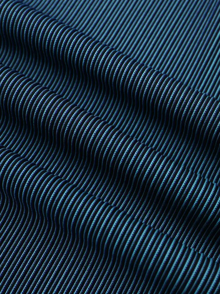 Men's Lightweight Striped Trousers – Straight-Leg Drawstring – view 6