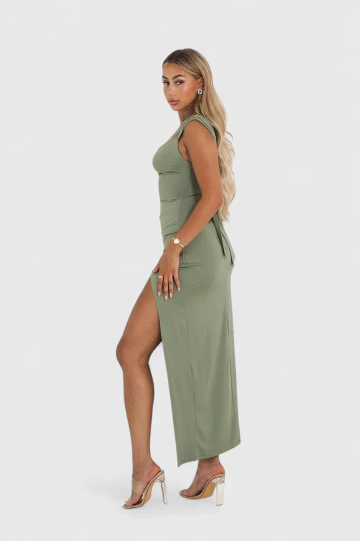 Women's Elegant Maxi Dress - Versatile Day to Night Style