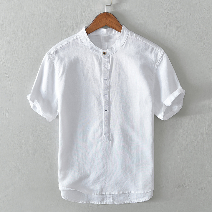 Men's Cotton-Linen Shirt – Breathable Minimalist Summer Style – view 6