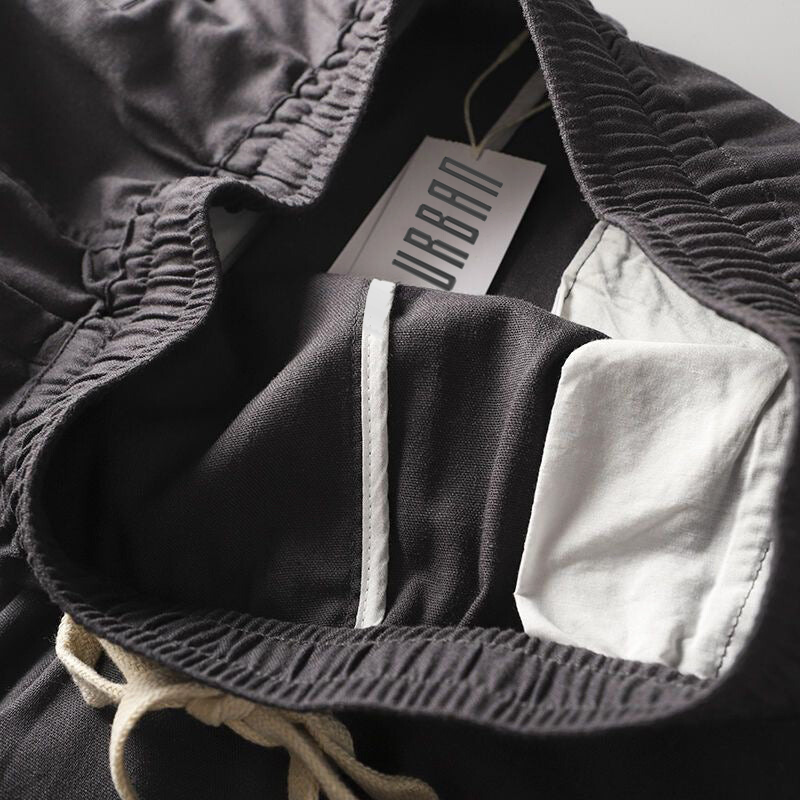 Men's Cotton Drawstring Trousers – Lightweight Everyday Comfort – view 3