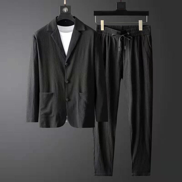 Men's Linen Blend Co-ord Set – Relaxed Two-Piece Ensemble – view 2