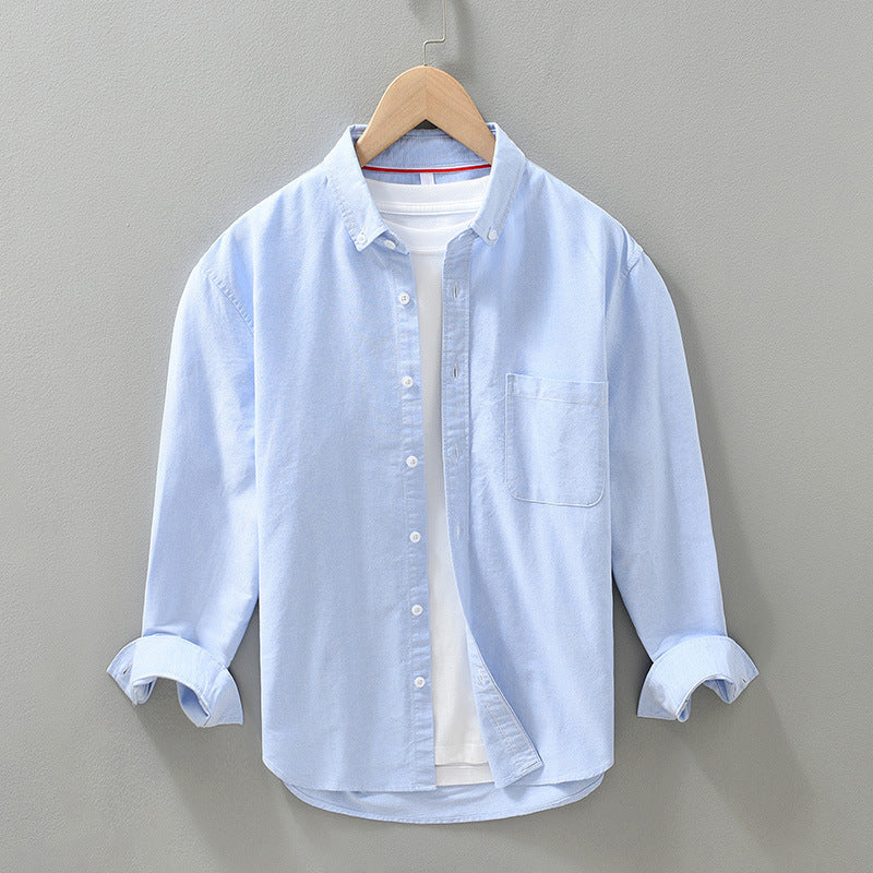 Men's Cotton Blend Casual Shirt – Relaxed Weekend Essential