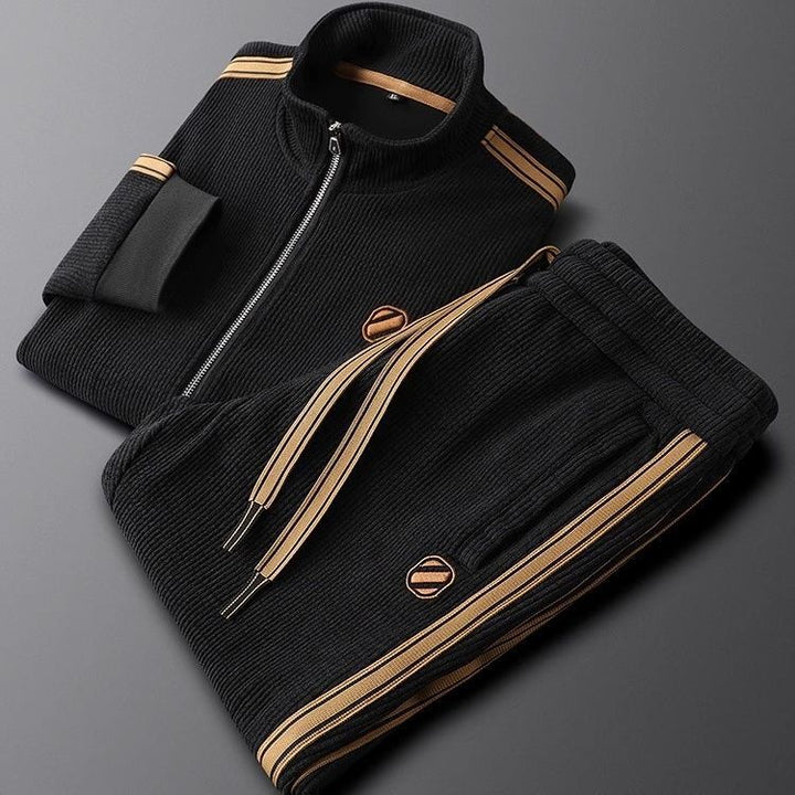 Men's Corduroy Tracksuit – Two-Piece Smart Casual Set – view 2