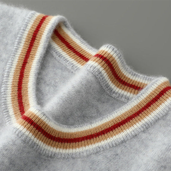 Men's Merino Wool T-Shirt – Breathable Tipped-Collar Tee – view 5