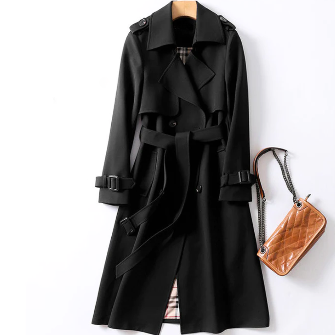 Women's Belted Trench Coat – Tailored Cold-Weather Layer – view 5