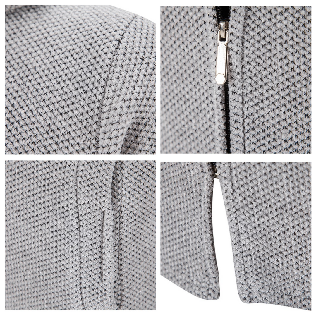 Men's Hemp Blend Quilted Jacket – Lightweight Warm Layering – view 7