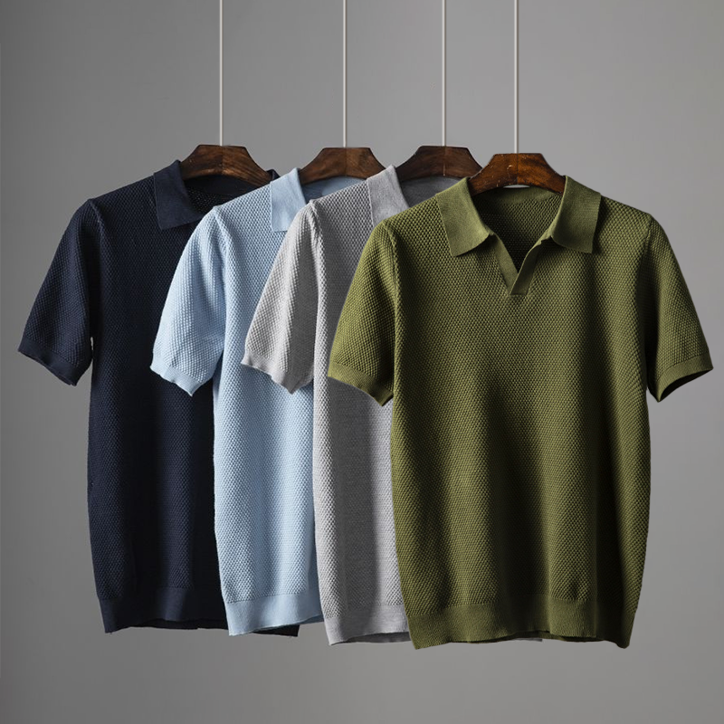 Men's Organic Cotton Polo Shirt – Breathable Everyday Top – view 3