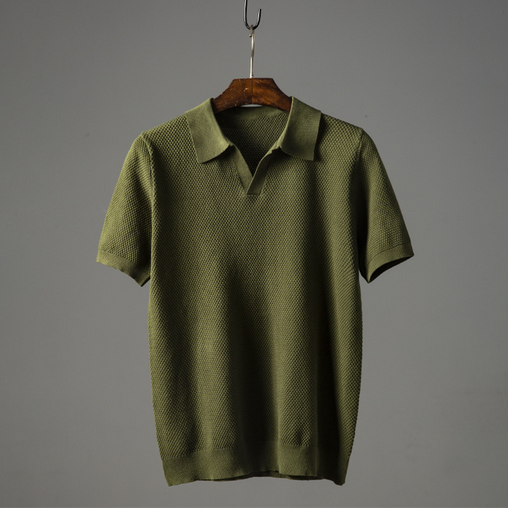 Men's Organic Cotton Polo Shirt – Breathable Everyday Top – view 4