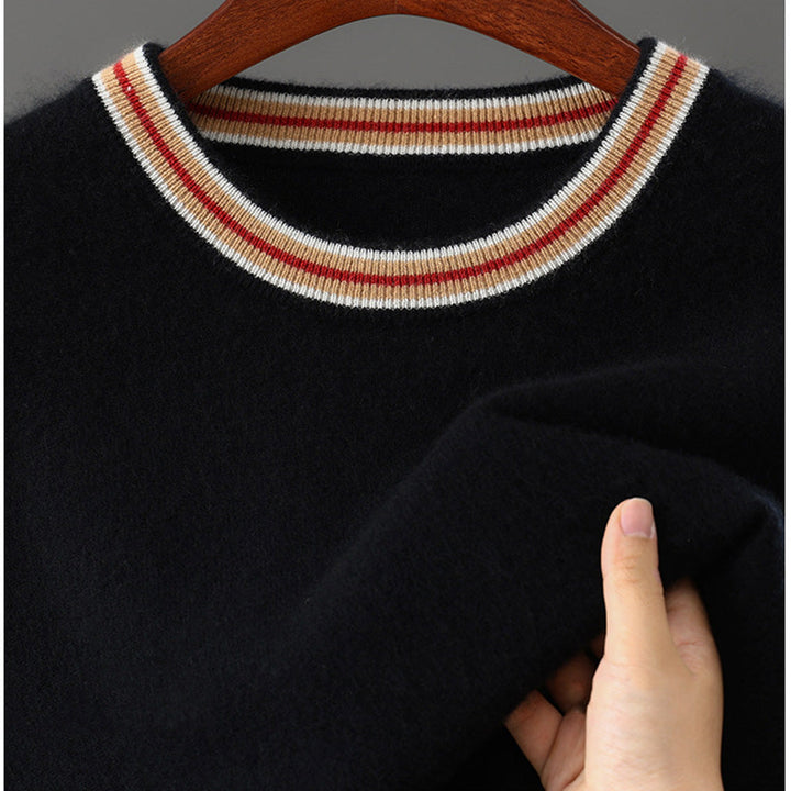 Men's Merino Wool T-Shirt – Breathable Tipped-Collar Tee – view 8