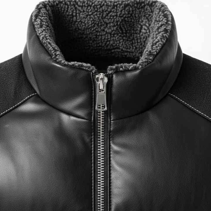 Men's Padded Gilet – Quilted Insulated Vest with Stand Collar – view 6