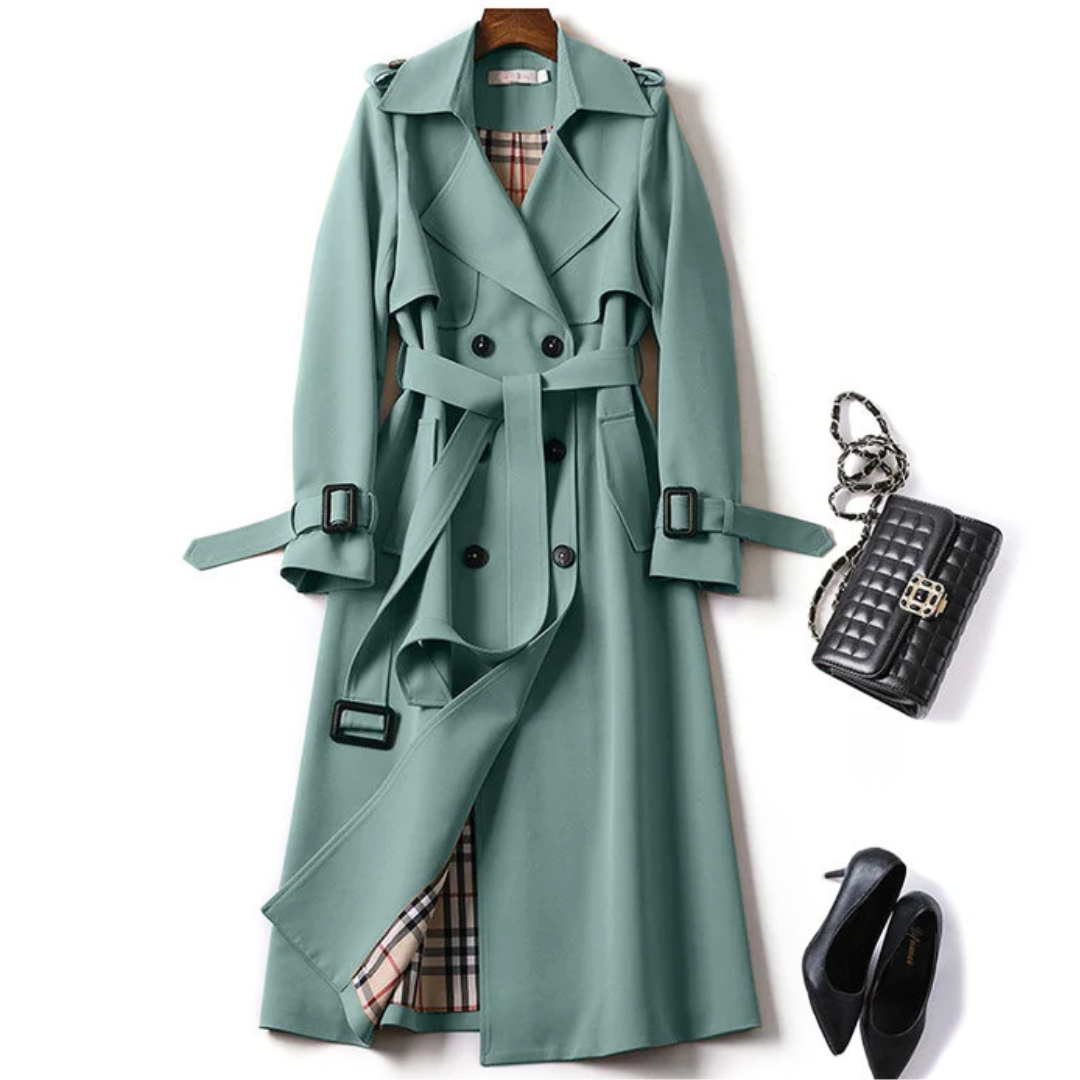 Women's Belted Trench Coat – Tailored Cold-Weather Layer – view 3