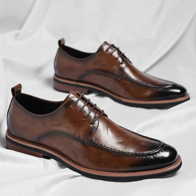 Men's Leather Derby Shoes – Smart Office & Formal Footwear – view 3