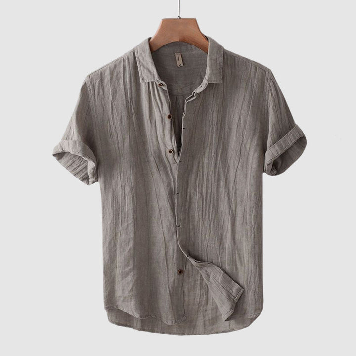 Men's Linen Short Sleeve Shirt – Breathable Summer Comfort – view 3