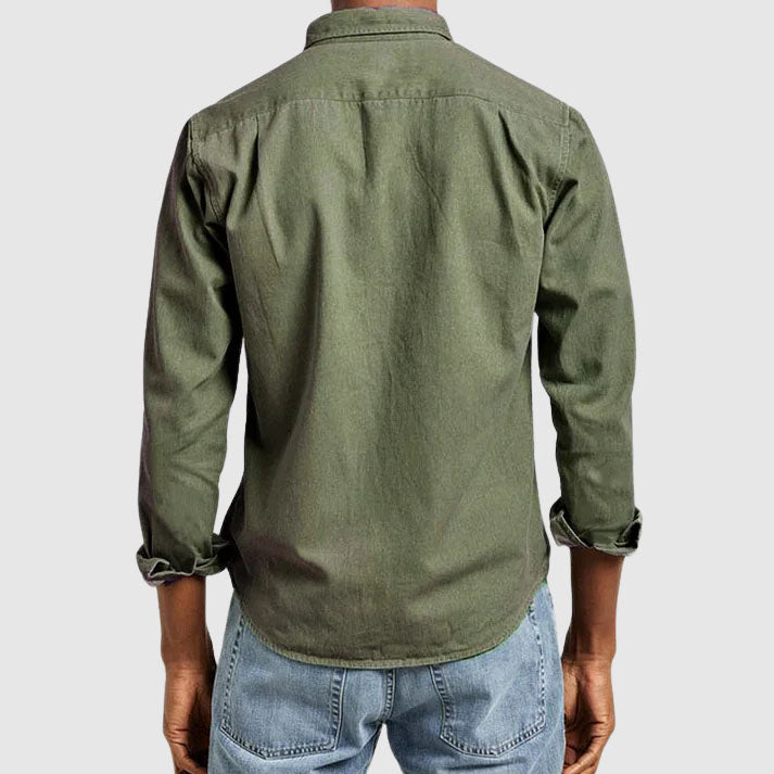 Men's Essential Cotton Shirt – Classic Collar Everyday Wear – view 7