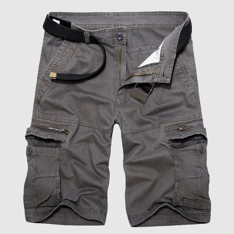 Men's Cotton Cargo Shorts – Explorer Zip-Pocket Summer Shorts – view 3