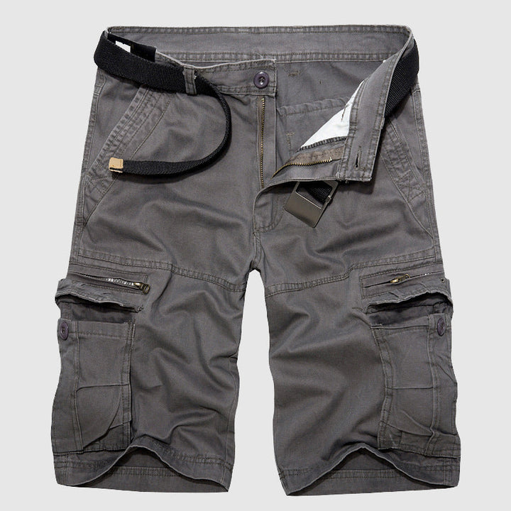 Men's Cotton Cargo Shorts – Explorer Zip-Pocket Summer Shorts – view 3