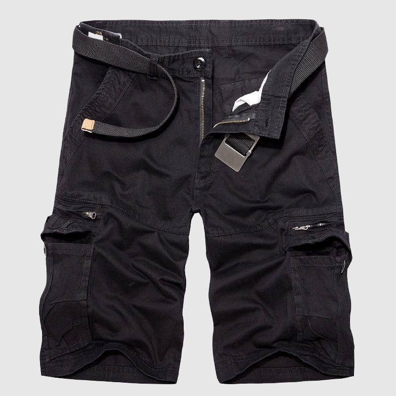 Men's Cotton Cargo Shorts – Explorer Zip-Pocket Summer Shorts – view 4