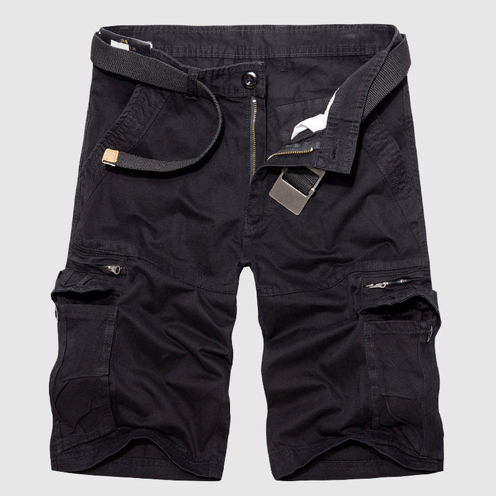 Men's Cotton Cargo Shorts – Explorer Zip-Pocket Summer Shorts – view 4