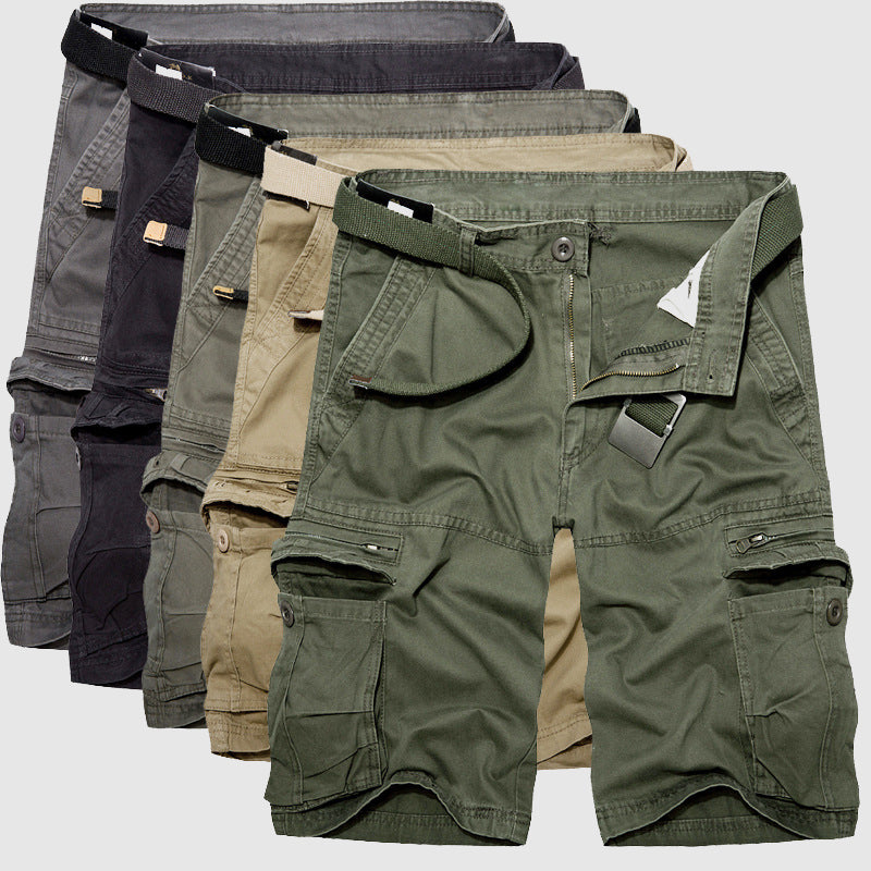 Men's Cotton Cargo Shorts – Explorer Zip-Pocket Summer Shorts – view 7