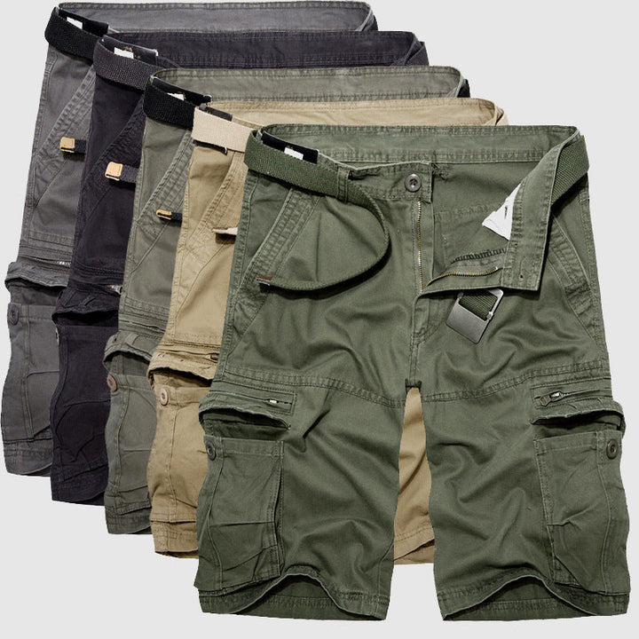 Men's Cotton Cargo Shorts – Explorer Zip-Pocket Summer Shorts – view 7