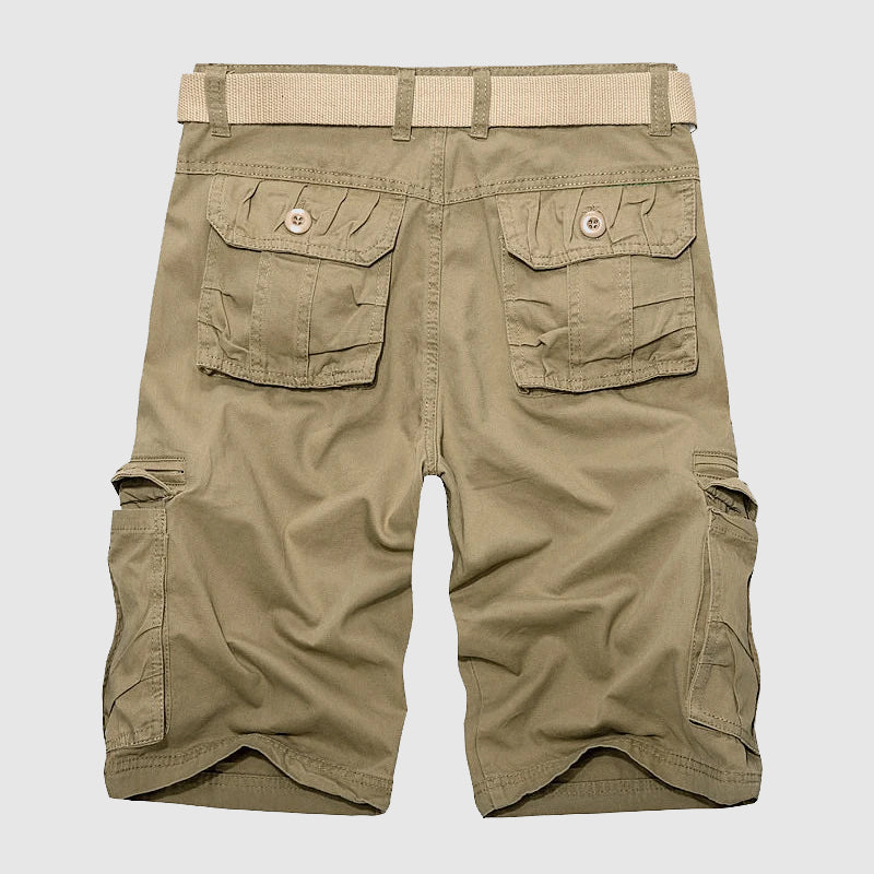 Men's Cotton Cargo Shorts – Explorer Zip-Pocket Summer Shorts – view 8