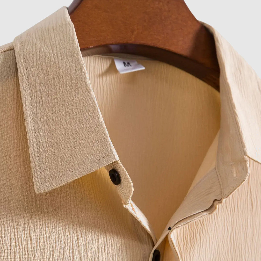 Men's Linen Shirt – Carlo Breathable Summer Smart-Casual Shirt – view 11
