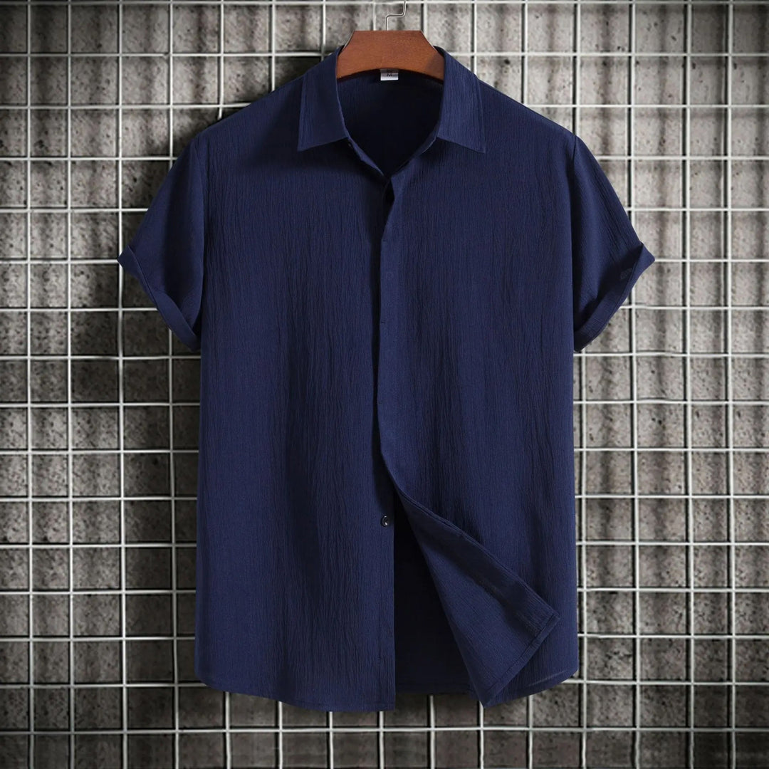 Men's Linen Shirt – Carlo Breathable Summer Smart-Casual Shirt – view 4