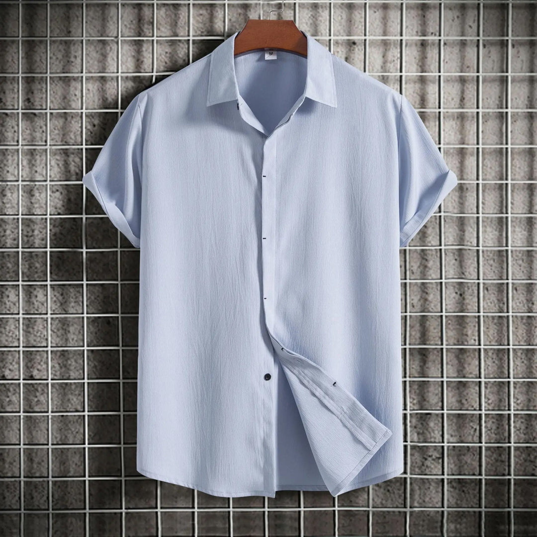Men's Linen Shirt – Carlo Breathable Summer Smart-Casual Shirt – view 2