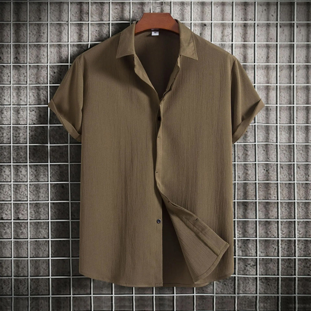 Men's Linen Shirt – Carlo Breathable Summer Smart-Casual Shirt – view 6