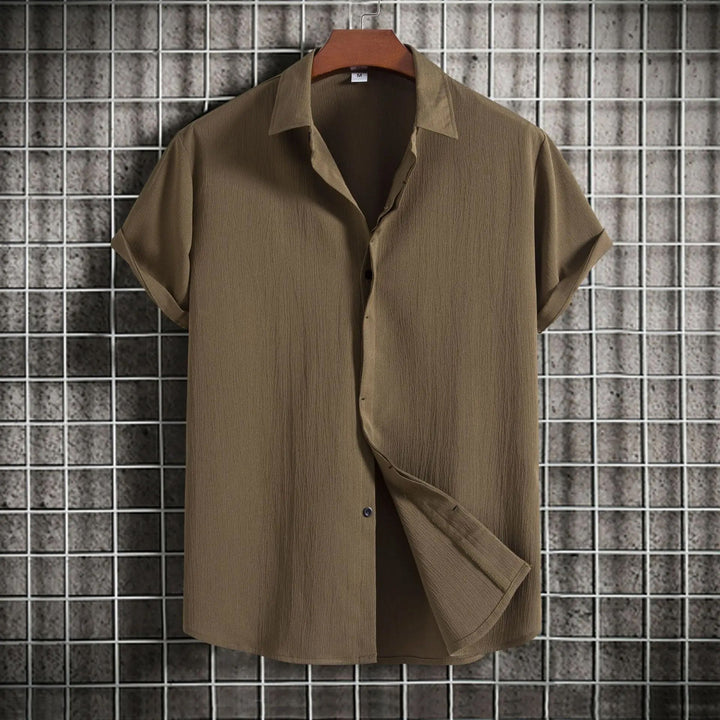 Men's Linen Shirt – Carlo Breathable Summer Smart-Casual Shirt – view 6