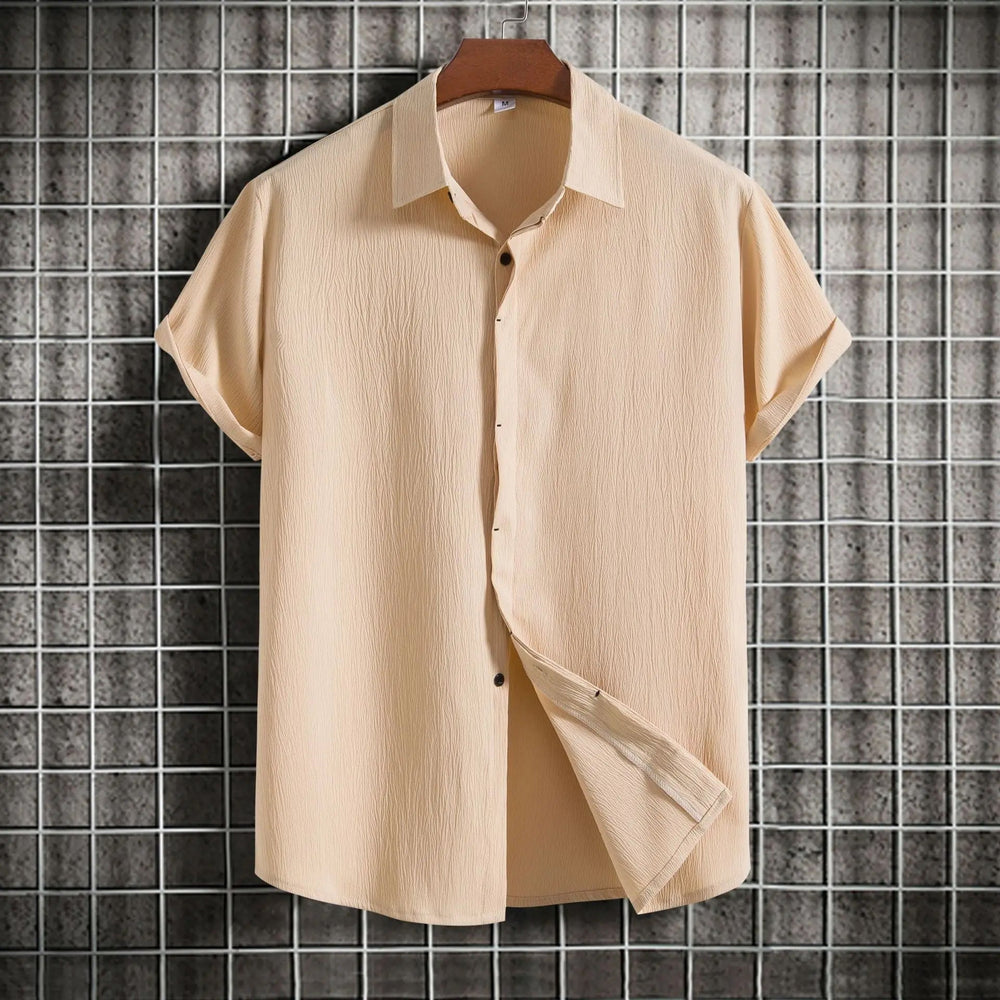 Men's Linen Shirt – Carlo Breathable Summer Smart-Casual Shirt