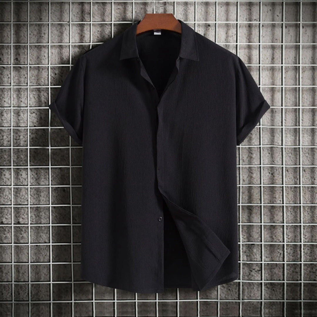 Men's Linen Shirt – Carlo Breathable Summer Smart-Casual Shirt – view 3