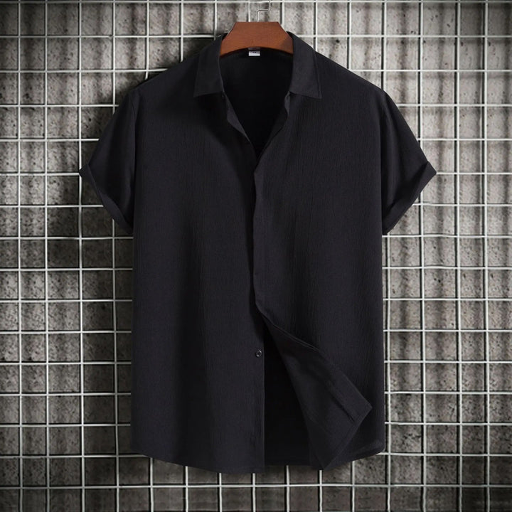 Men's Linen Shirt – Carlo Breathable Summer Smart-Casual Shirt – view 3