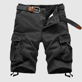 Men's Classic Cargo Shorts – Relaxed Multi-Pocket Cotton Shorts