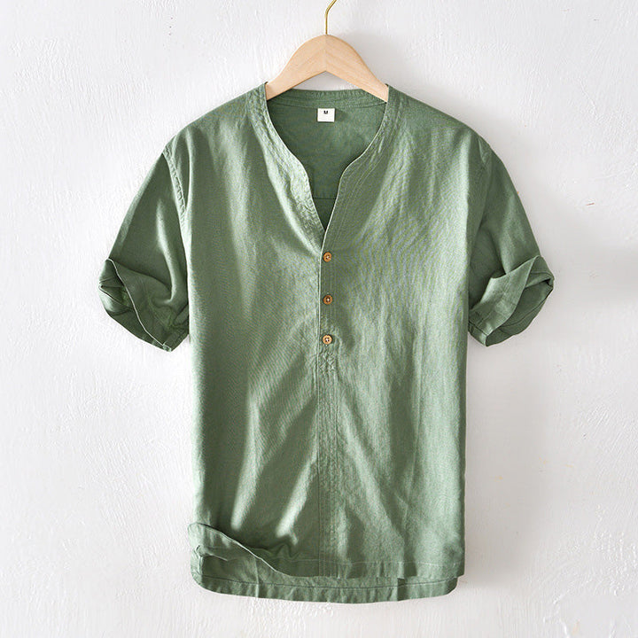 Men's Como Linen Shirt – Breathable Tailored Summer Staple