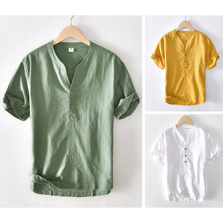 Men's Como Linen Shirt – Breathable Tailored Summer Staple – view 5