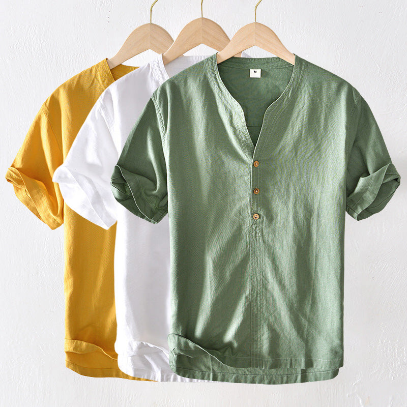 Men's Como Linen Shirt – Breathable Tailored Summer Staple – view 2