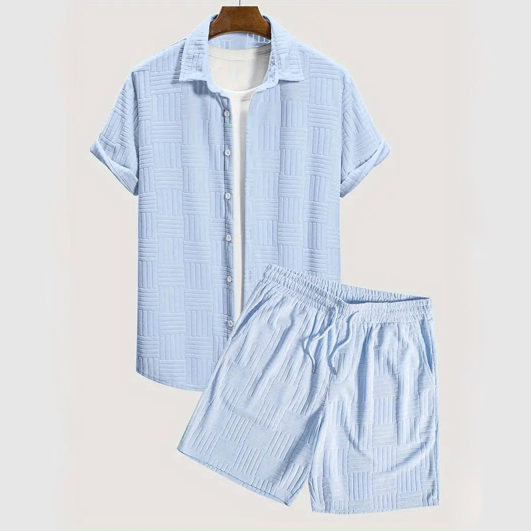 Men's Soft Knit Co-ord Set – Milan Escape Lounge Ensemble