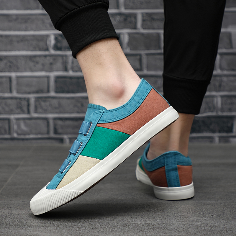 Men's Canvas Trainers – Cushioned Everyday Street Style