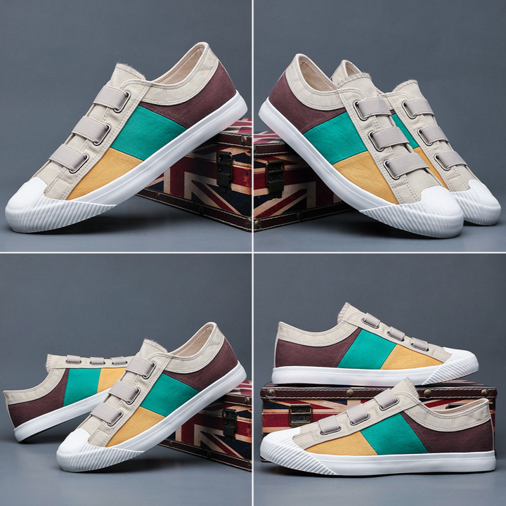 Men's Canvas Trainers – Cushioned Everyday Street Style