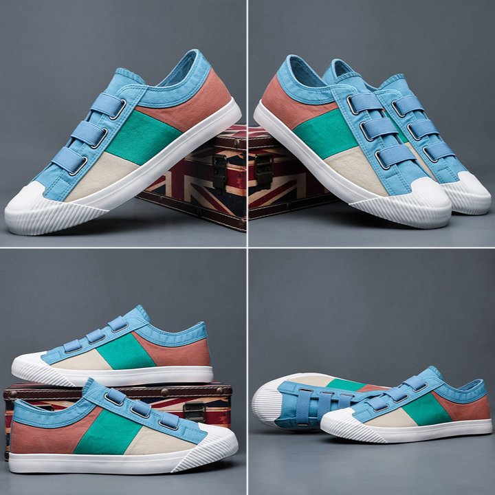 Men's Canvas Trainers – Cushioned Everyday Street Style