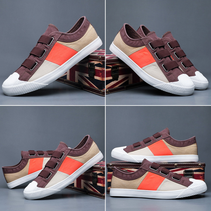 Men's Canvas Trainers – Cushioned Everyday Street Style